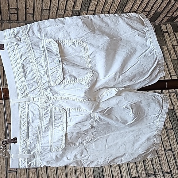 Lee Relaxed Fit Shorts Sz 12 Bright White - Picture 4 of 11